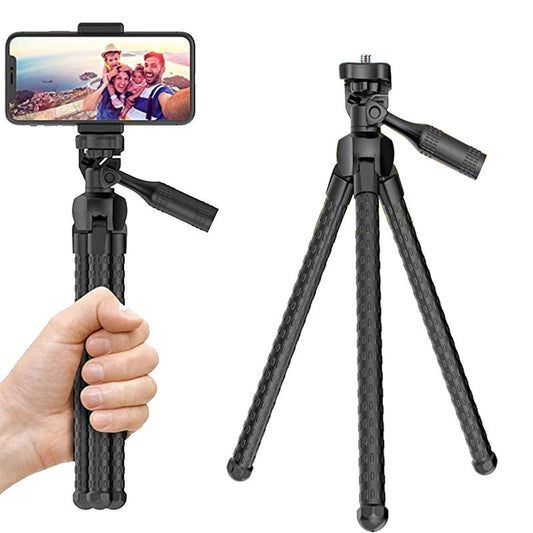 Flexible Stand for Cell Phone & Camera Mounting Tripod Stand Holder with Wireless Remote